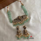 Mint beads Victorian Goddess choker NC768 (small size)