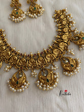 Peacock chanbali pendants necklace NC379