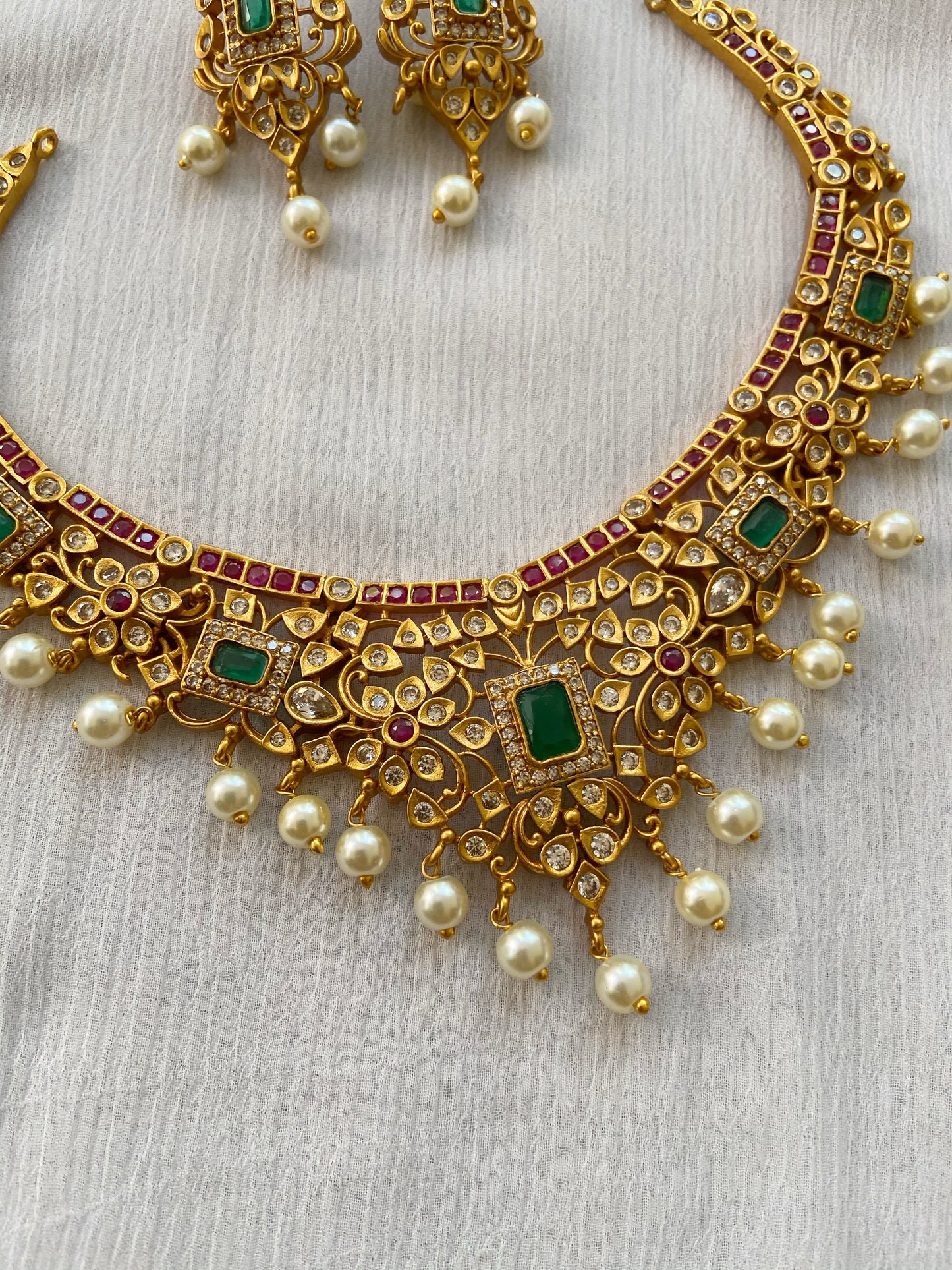 Simple Cutwork AD necklace NC263