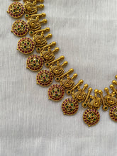 Peacock patterned kemp pendants necklace NC289