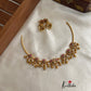 Lotus pendants pipe necklace set NC747