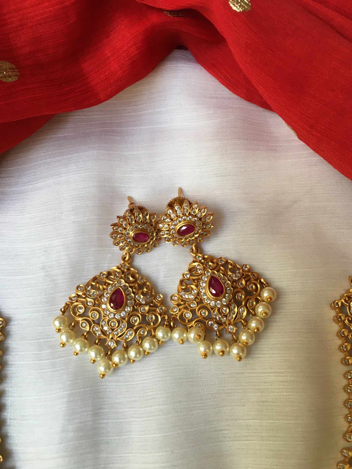 Cutwork CZ necklace NC110