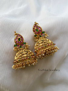 Premium peacock jhumkas E119