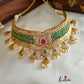 AD No-idol emerald choker set NC674