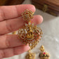 Premium AD Lakshmi Roses necklace NC705
