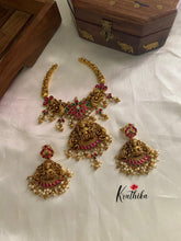 Premium jadau nagas Lakshmi Devi necklace NC779
