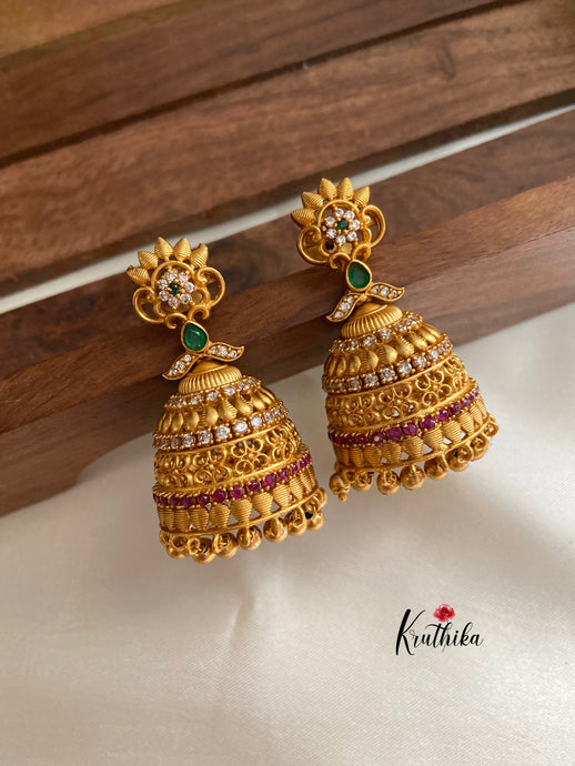 AD Matte Jhumkas E199