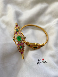 Simple multi stone kada bangles B37