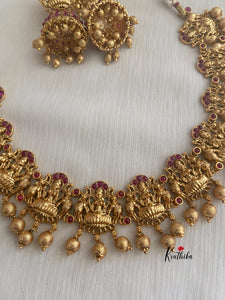 Lakshmi Devi paterned Necklace set NC360